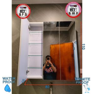 Customize Mirror Cabinet 15x80x110cm