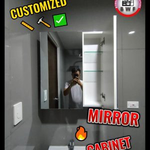 Customize Mirror Cabinet 15x60x70cm