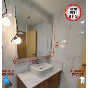 Customize Mirror Cabinet 15x100x100cm